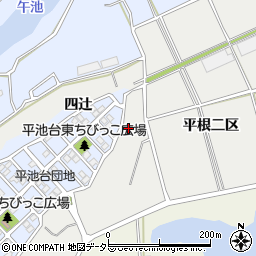 愛知県知多郡東浦町生路茅周辺の地図