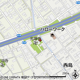 静岡県静岡市駿河区西島72周辺の地図