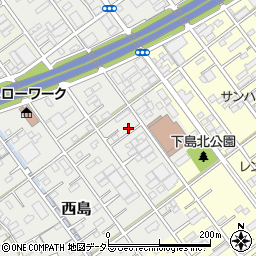 静岡県静岡市駿河区西島137周辺の地図