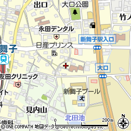 愛知県知多市新舞子大口49-8周辺の地図
