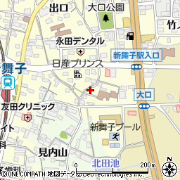 愛知県知多市新舞子大口49周辺の地図