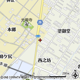 愛知県岡崎市新堀町東小平田29周辺の地図