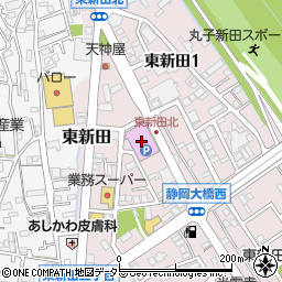 マルハン東新田店周辺の地図