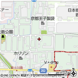 京都府京都市南区久世大藪町523周辺の地図