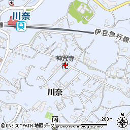 神咒寺周辺の地図