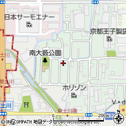 京都府京都市南区久世大藪町491周辺の地図