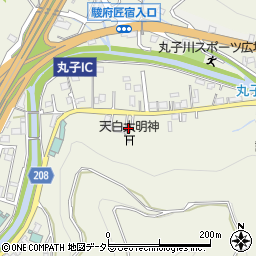 元宿公民館周辺の地図