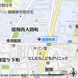 京都府京都市伏見区醍醐西大路町47周辺の地図