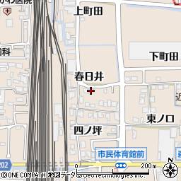 京都府向日市森本町（春日井）周辺の地図