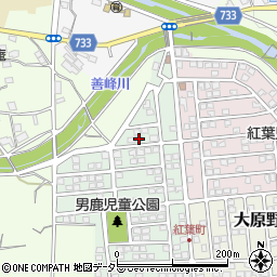 京都府京都市西京区大原野上里男鹿町6周辺の地図