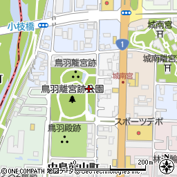 京都府京都市伏見区中島御所ノ内町周辺の地図