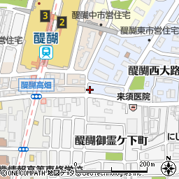 京都府京都市伏見区醍醐西大路町1-47周辺の地図