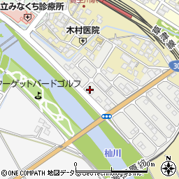 滋賀県甲賀市水口町虫生野虹の町138周辺の地図