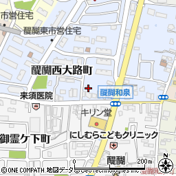 京都府京都市伏見区醍醐西大路町46周辺の地図