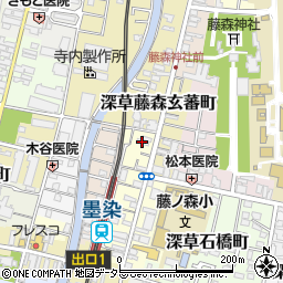 寺内倉庫周辺の地図