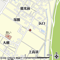 愛知県岡崎市渡町圦口40周辺の地図