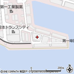 伊勢湾倉庫周辺の地図