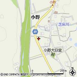 兵庫県三田市小野1546周辺の地図