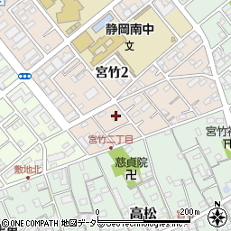 明星食品株式会社　静岡営業所周辺の地図
