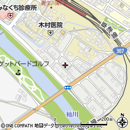 滋賀県甲賀市水口町虫生野虹の町126周辺の地図