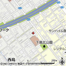 静岡県静岡市駿河区西島124-9周辺の地図