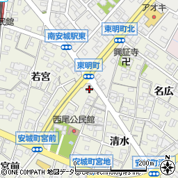 愛知県安城市安城町宮地51周辺の地図