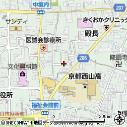 京都府向日市寺戸町辰巳周辺の地図