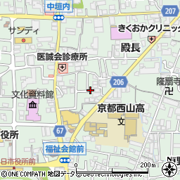 京都府向日市寺戸町（辰巳）周辺の地図