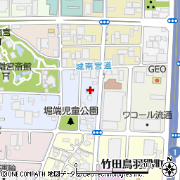 京都府京都市伏見区中島宮ノ前町70周辺の地図