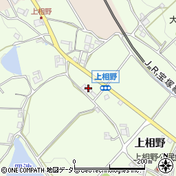 兵庫県三田市上相野582周辺の地図