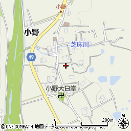 兵庫県三田市小野373周辺の地図