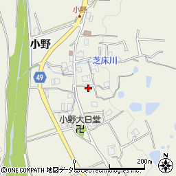 兵庫県三田市小野369周辺の地図