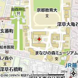 京都教育大学周辺の地図
