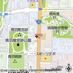 京都府京都市伏見区中島御所ノ内町21周辺の地図