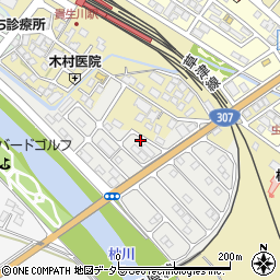 滋賀県甲賀市水口町虫生野虹の町119周辺の地図