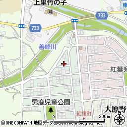 京都府京都市西京区大原野上里男鹿町5-5周辺の地図