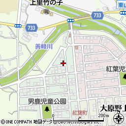 京都府京都市西京区大原野上里男鹿町5-4周辺の地図