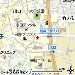 新舞子眼科医院周辺の地図