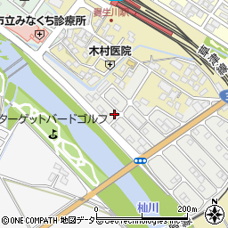 滋賀県甲賀市水口町虫生野虹の町156周辺の地図