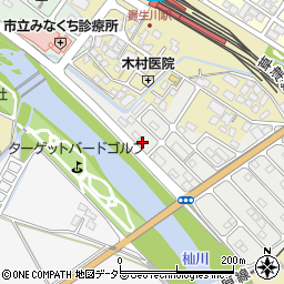 滋賀県甲賀市水口町虫生野虹の町141周辺の地図