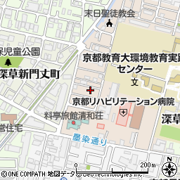 京都府京都市伏見区深草越後屋敷町68-6周辺の地図