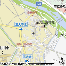 滋賀県甲賀市水口町三本柳48周辺の地図