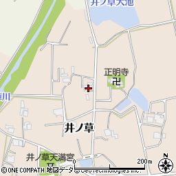 兵庫県三田市井ノ草367周辺の地図