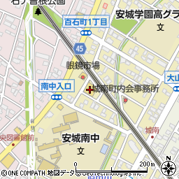 ダイソー安城南店周辺の地図