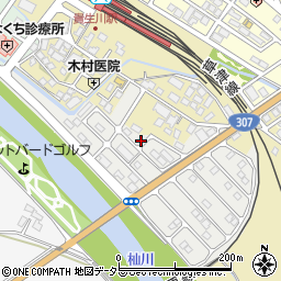 滋賀県甲賀市水口町虫生野虹の町114-2周辺の地図