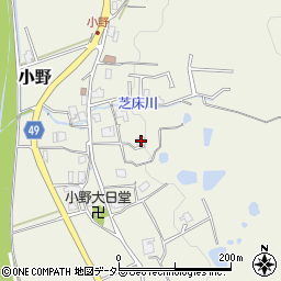 兵庫県三田市小野366周辺の地図