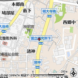 訪問看護ステーション デューン西三河周辺の地図