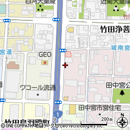 ＧＳパーク城南宮東口駐車場周辺の地図