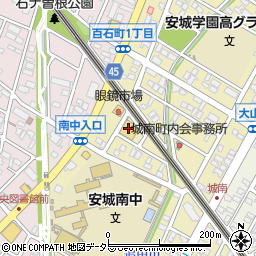 ダイソー安城南店周辺の地図