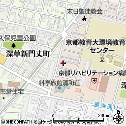 京都府京都市伏見区深草越後屋敷町68-20周辺の地図